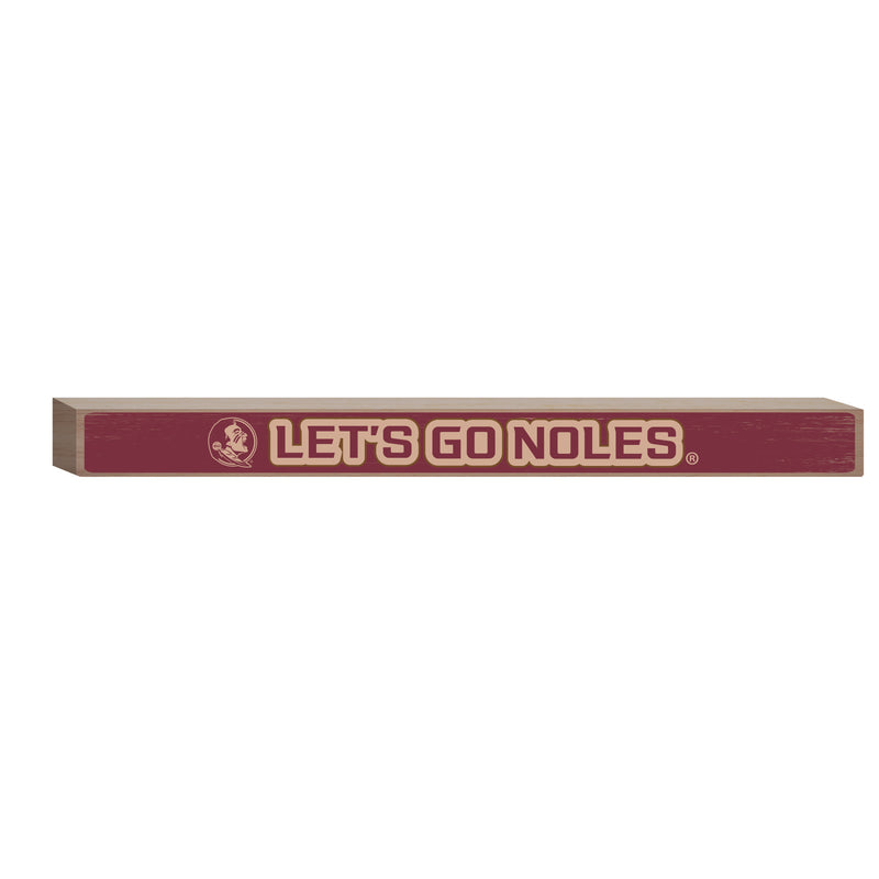 Florida State University Engraved Wood Sign, 1.5" x 18"