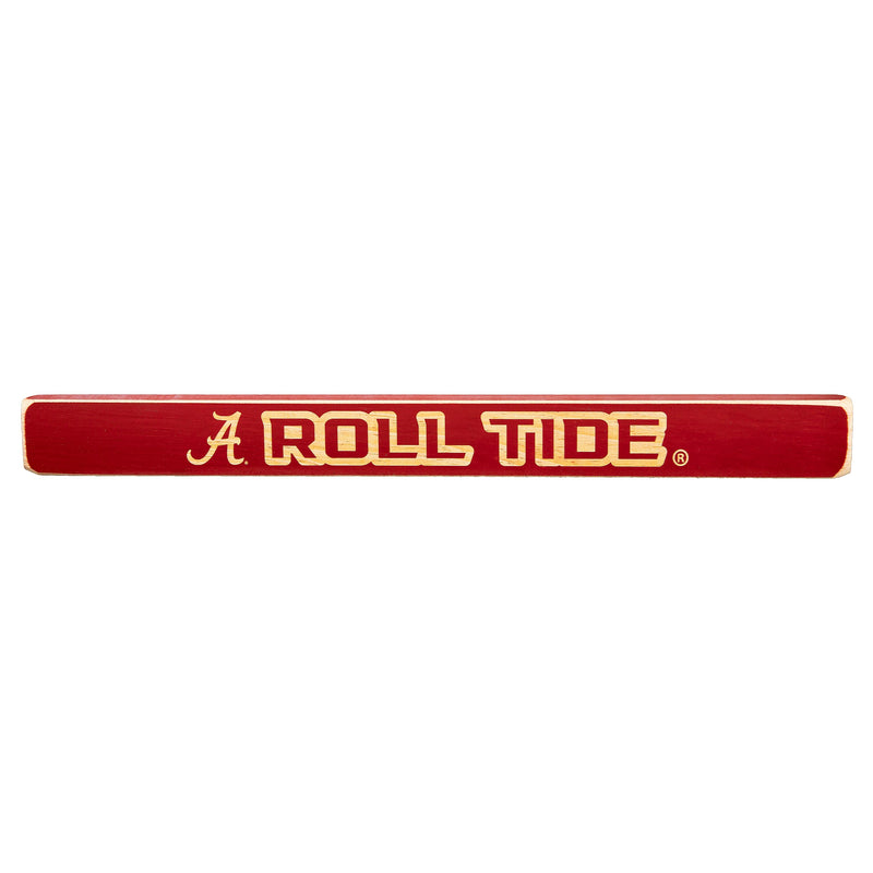 University of Alabama Engraved Wood Sign, 1.5" x 18"