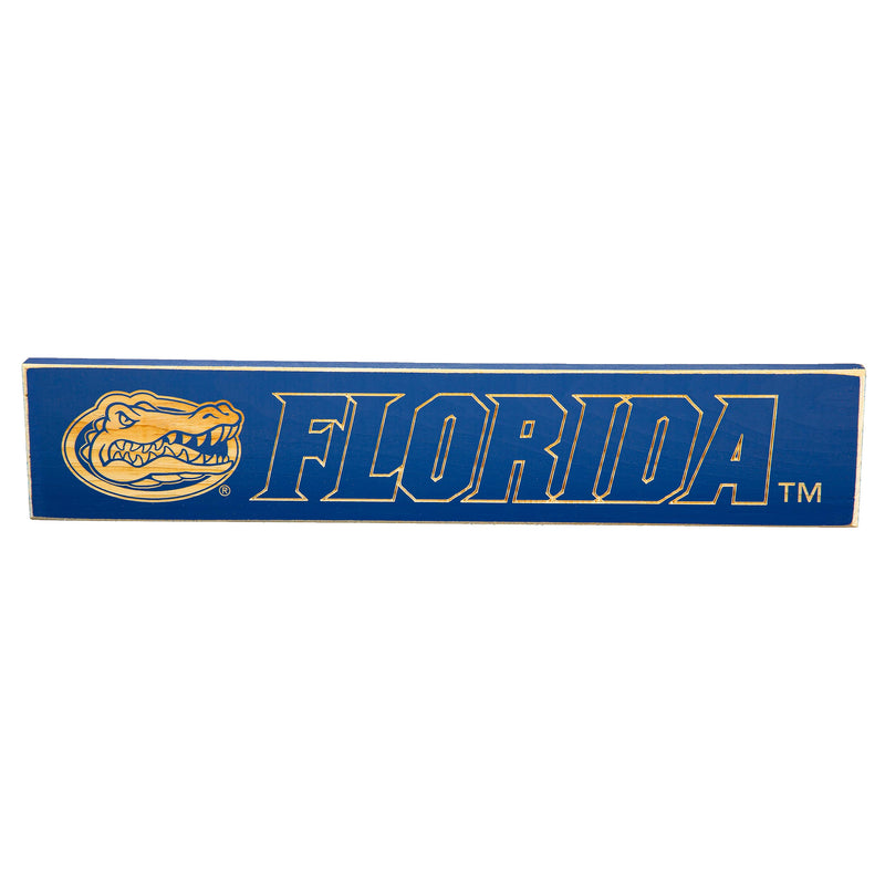 University of Florida Engraved Wood Sign, 3.5" x 18"