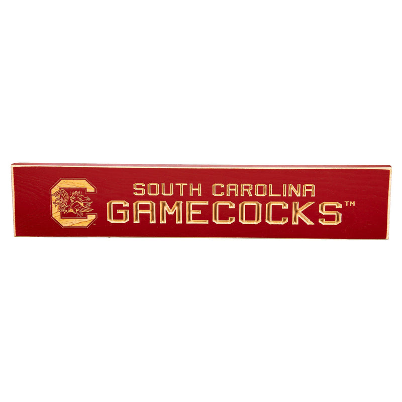 University of South Carolina Engraved Wood Sign, 3.5" x 18"