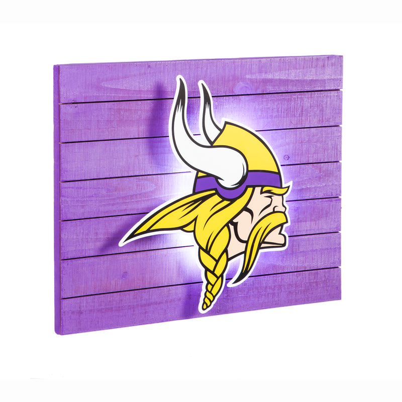 Lit Wall Décor, Minnesota Vikings,6wlt3817