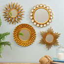 Gold Mirrors, Set of 4