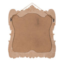 Petal & Plow Indoor Wall Decor, Wood, Chicken in Gold Decorative Frame, 18" L x 20" H