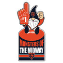 Chicago Bears Gnome Metal Sign 10"L x 30"H