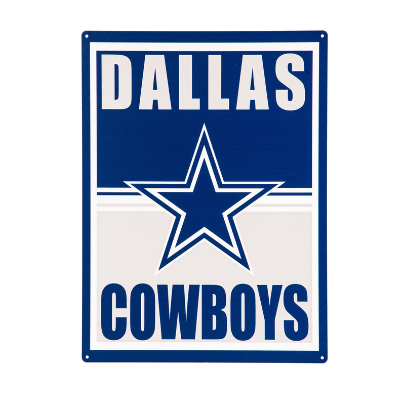 15.5"L x 11.5"H Medium Metal Wall Sign, Dallas Cowboys