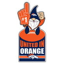 Denver Broncos Gnome Metal Sign 10"L x 30"H