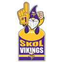 Minnesota Vikings Gnome Metal Sign 10"L x 30"H