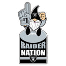Las Vegas Raiders Gnome Metal Sign 10"L x 30"H