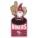 San Francisco 49ers Gnome Metal Sign 10"L x 30"H