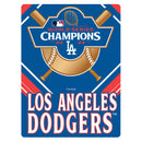 Los Angeles Dodgers World Series Champions 2024 15.5"L x 11.5"H Medium Metal Wall Sign
