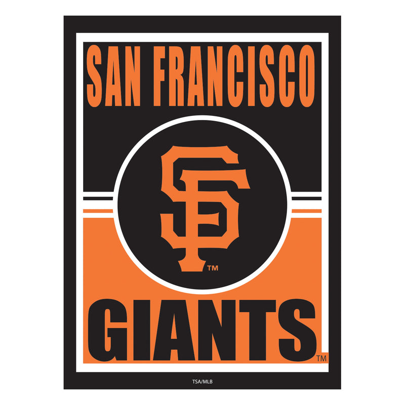 San Francisco Giants 15.5"L x 11.5"H Medium Metal Wall Sign