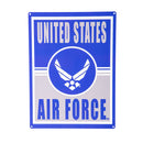 15.5"L x 11.5"H Medium Metal Wall Sign, Air Force
