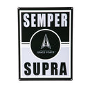 15.5"L x 11.5"H Medium Metal Wall Sign, Space Force