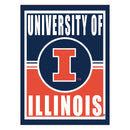 15.5"L x 11.5"H Medium Metal Wall Sign, University of Illinois