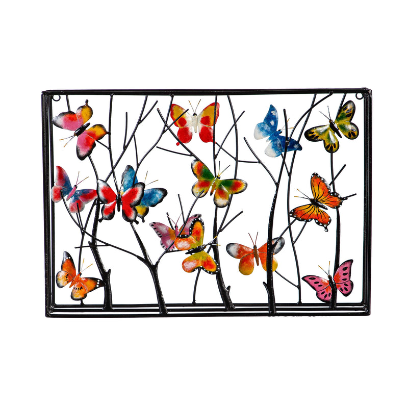 Layered Butterflies Wall Decor, 22.5"L x 15.5"H