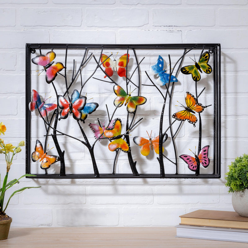 Layered Butterflies Wall Decor, 22.5"L x 15.5"H