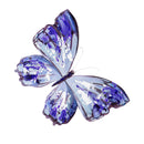 Purple Butterfly Metal Wall Decor, Set of 2