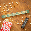 Green Bay Packers Engraved Wood Sign, 1.5" x 18"