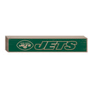New York Jets Engraved Wood Sign, 3.5" x 18"