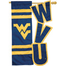 Applique Sculpted Flag, Reg, West Virginia University