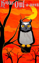 Flag, Gar, Happy Owl-O-ween