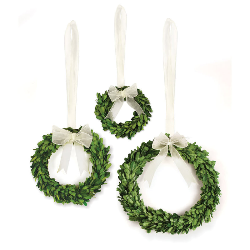 NAPA Home & Garden, BOXWOOD WREATHS, SET OF 3,7509PG