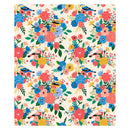 Bursting Blossoms Plush Blanket, 50" x 60"