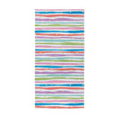 Stripes and Checkers Quick Dry Towel and Matching Carrying Case, 60" x 30"