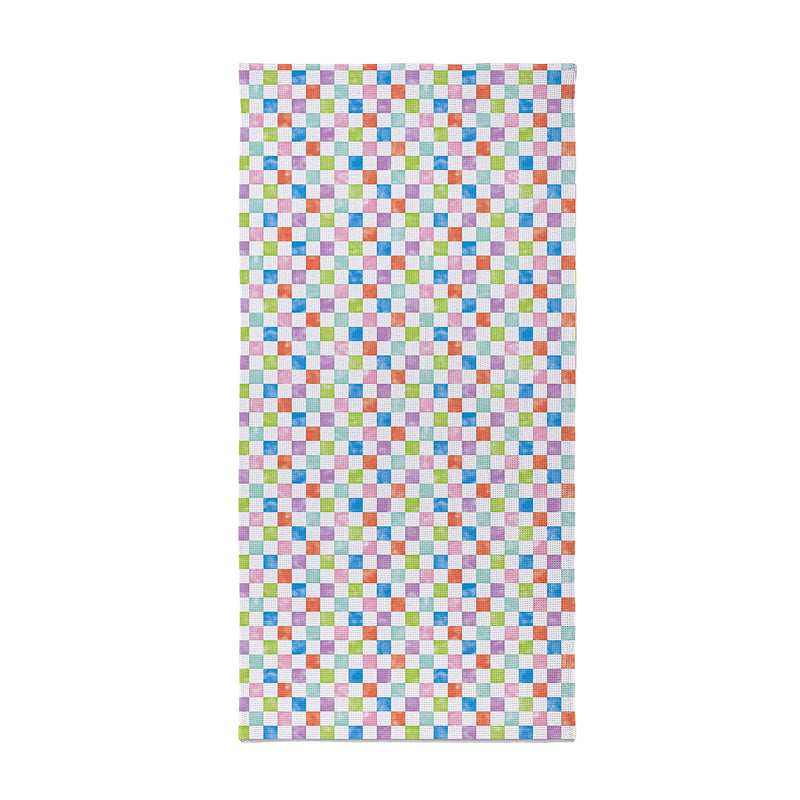 Stripes and Checkers Quick Dry Towel and Matching Carrying Case, 60" x 30"