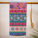 Geometric Tapestry Quick Dry Towel and Matching Carrying Case, 60" x 30"