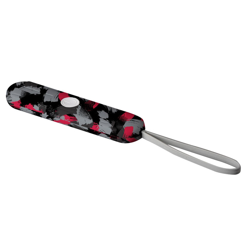 Portable UVC Light Sanitizer Wand with Case, Red Pattern