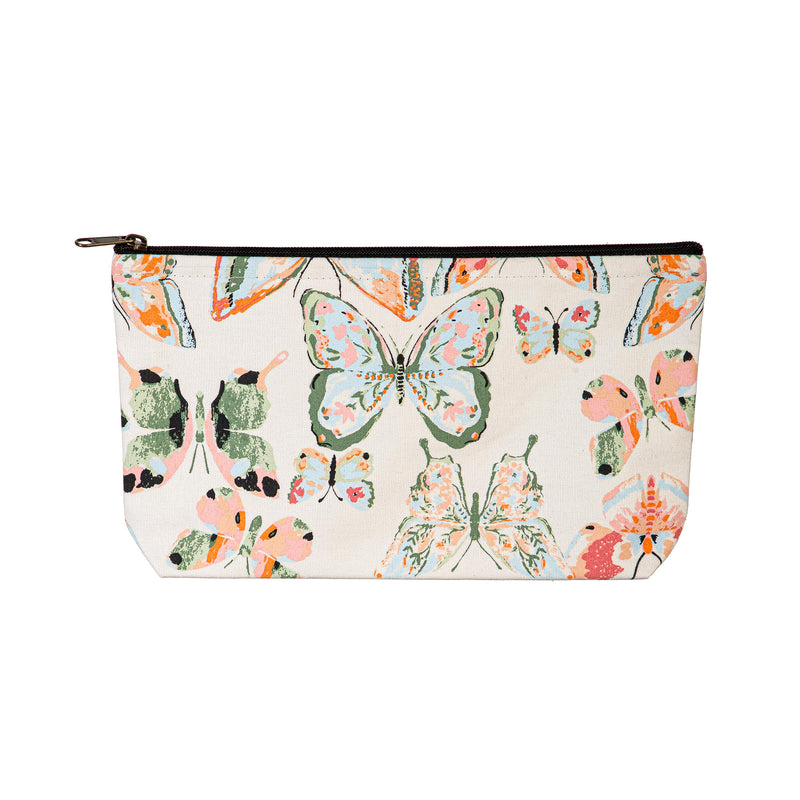 Butterflies Fabric Pouch and Notebook Set