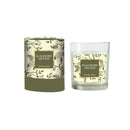 4.5" Marble Glass Candle with Gift Box,7cdl359