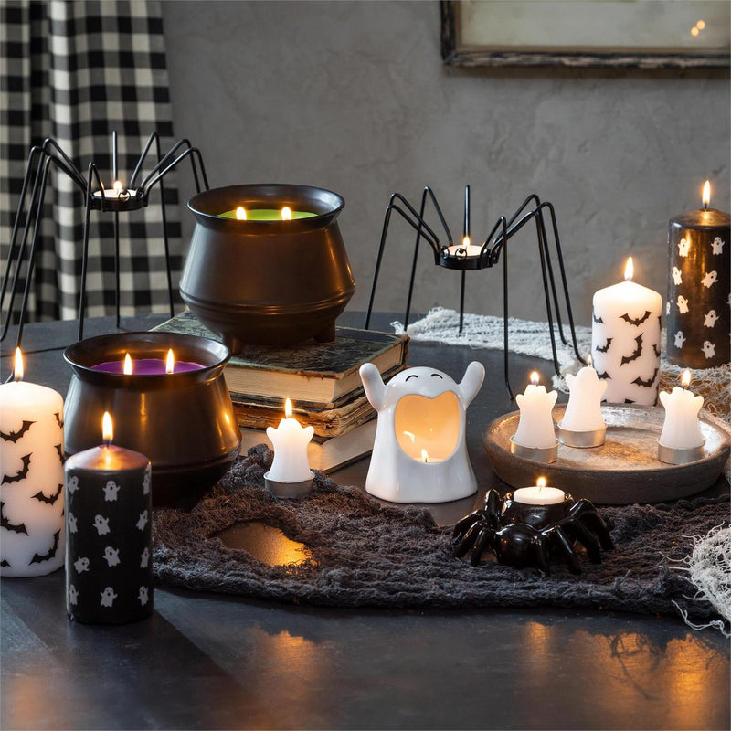 Ghost Tealight Wax Candle, Set of 4