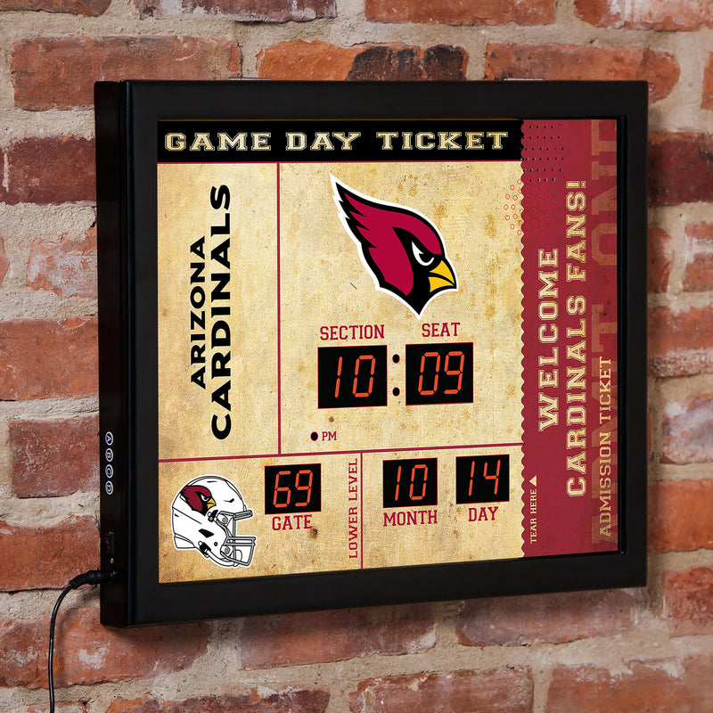 Scoreboard Wall Clock, Arizona Cardinals
