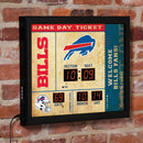 Scoreboard Wall Clock, Buffalo Bills
