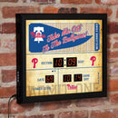 Scoreboard Wall Clock, Philadelphia Phillies