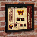 Scoreboard Wall Clock, Washington Commanders