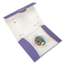 Lavender Gardener Paper Pop Up Card