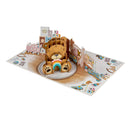 New Baby Bear Paper Pop Up Card
