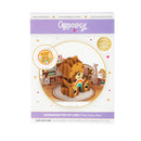 New Baby Bear Paper Pop Up Card