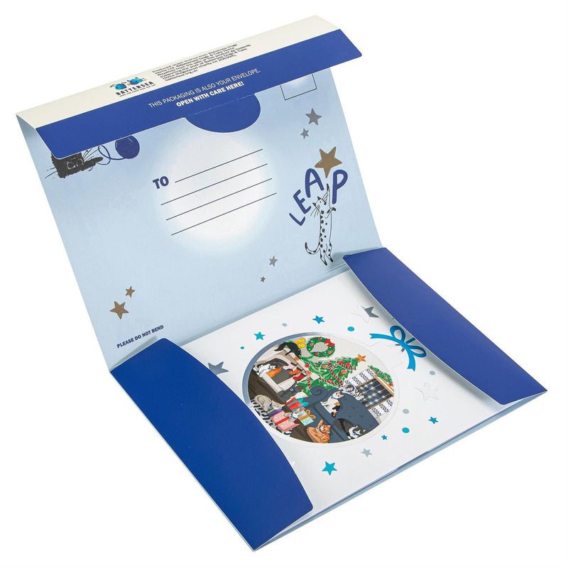 Christmas Cats Paper Pop Up Card