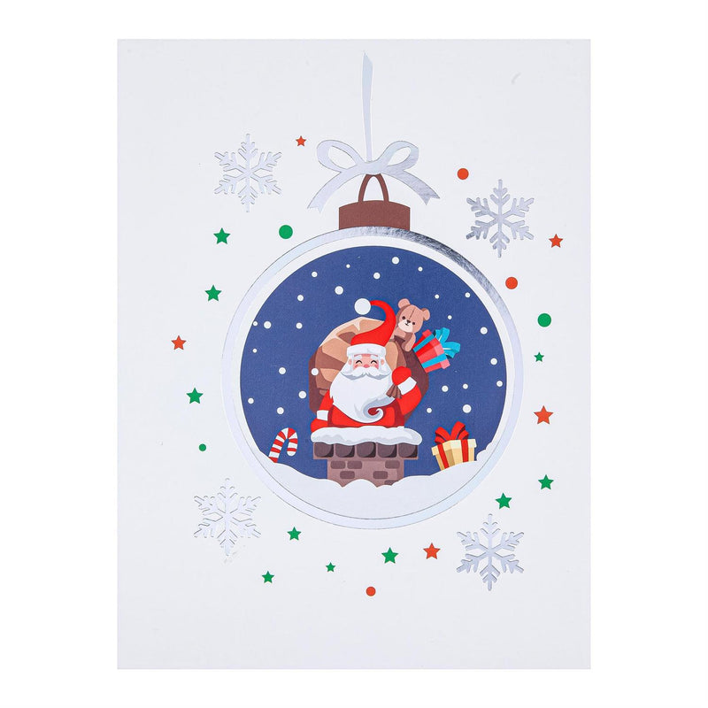 Santa Claus Paper Pop Up Card