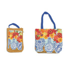 Evergreen Gifts,Autumn Floral Compact Tote Bag,15x0.1x14 Inches