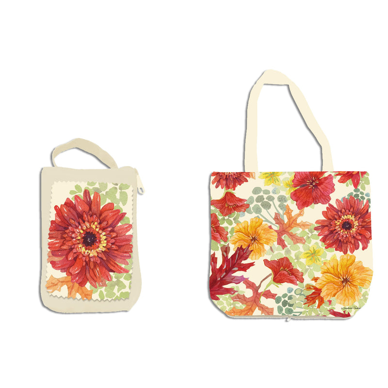 Evergreen Gifts,Changing Seasons Compact Tote Bag,15x0.1x14 Inches