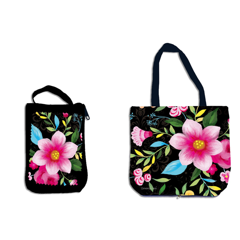 Evergreen Gifts,Dia De Los Muertos Compact Tote Bag,15x0.1x14 Inches