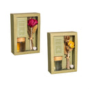 6" Glass Fragrance Diffuser with Dried Floral