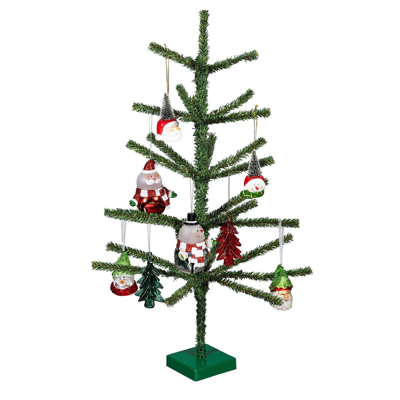 Home Display Christmas Tree Green Ornament Tabletop Display, 28"H