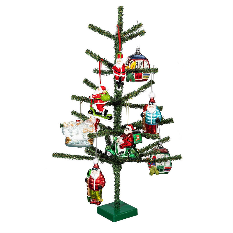 Home Display Christmas Tree Green Ornament Tabletop Display, 28"H