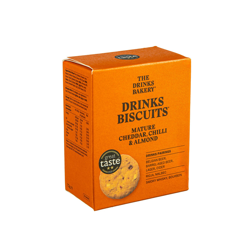The Drinks Bakery - Mature Cheddar, Chili and Almond